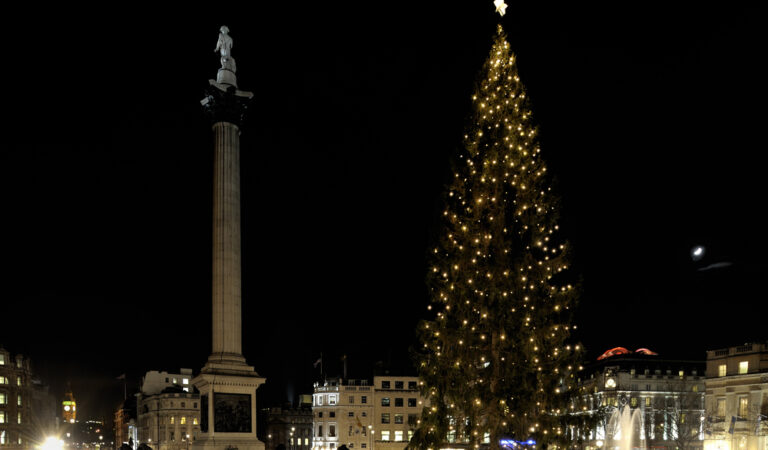Juletreet på Trafalgar Square