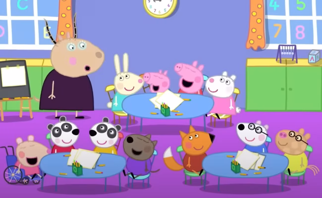 Peppa Gris er populært for alle små barn. FOTO: Skjermdump fra youtube
