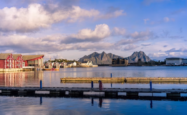 Dette er et av Hurtigrutens stoppesteder. FOTO: Envato